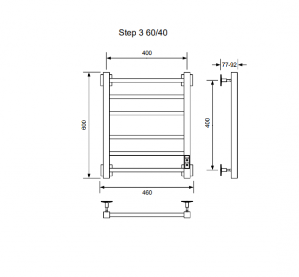 Полотенцесушитель STEP-3 60/40 U