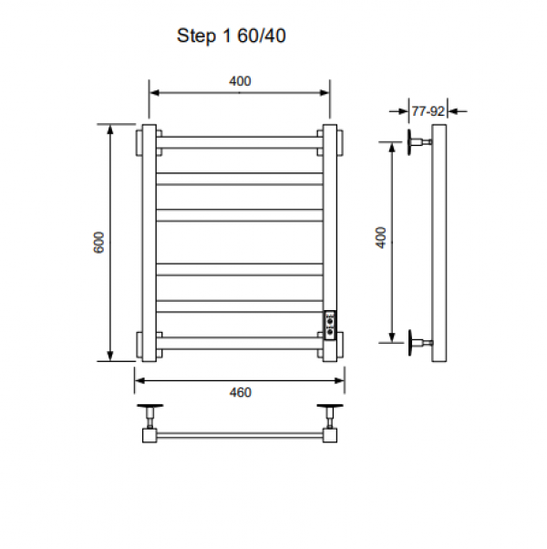 Полотенцесушитель STEP-1 60/40 U