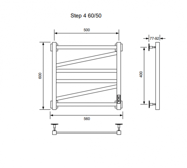 Полотенцесушитель STEP-4 60/50 U