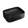 Умывальник чаша накладная прямоугольная (цвет Черный Матовый) Element 505*380*150мм Ника Казань