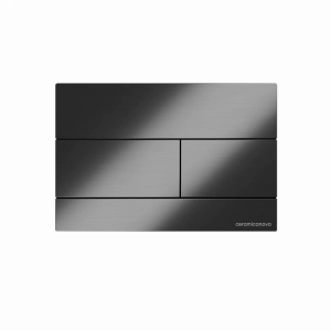 CN12-004GG Кнопка смыва Баланс (Balance), клавиши Прямоугольник (Rect), цвет вороненая сталь Ника Казань
