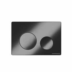 Кнопка смыва Баланс (Balance) Круг (Circle), вороненая сталь, CN12-001GG Ника Казань