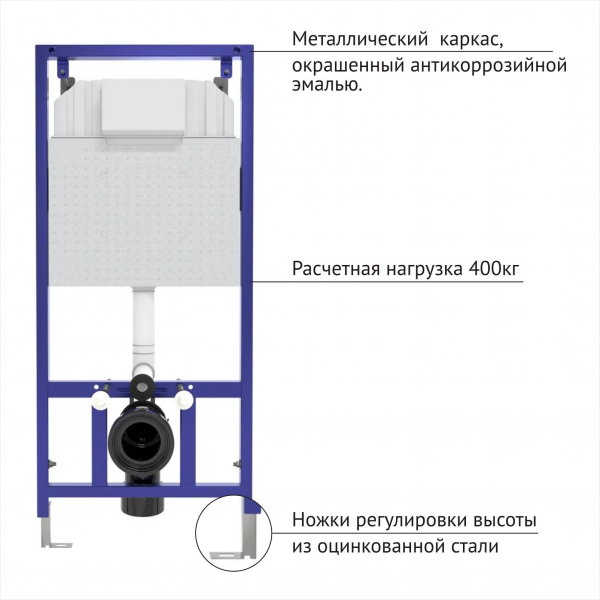 Комплект BERGES для монтажа  подвесного унитаза: инсталляция NOVUM525, кнопка S5 SoftTouch черная, унитаз FLOE Rimless, сидение дюропласт Floe Slim SO, микролифт, быстросъем