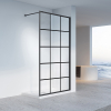 Душевая перегородка Veconi Korato KR-80, 900x2000, черный, стекло прозрачное Ника Казань