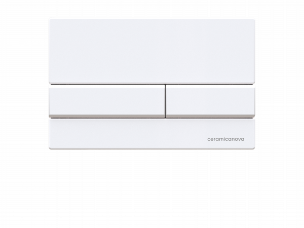 Система инсталляции для унитазов CERAMICANOVA Envision с кнопкой смыва Flat цвет белый, креплениями, арт. CN1002W