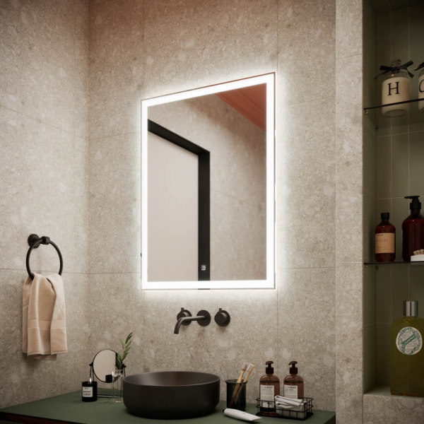 Зеркало для ванной комнаты SANCOS City 600х800 c  подсветкой ,арт. CI600