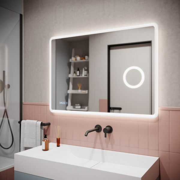 Зеркало для ванной комнаты SANCOS Arcadia 1.0 1000х700 с подсветкой, арт. AR1.1000