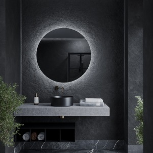 Зеркало для ванной комнаты  SANCOS Sfera D900  c  подсветкой , арт. SF900 Ника Казань