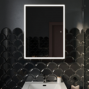 Зеркальный шкаф для ванной комнаты SANCOS  Cube 600х140х800 с подсветкой, арт.CU600 Ника Казань