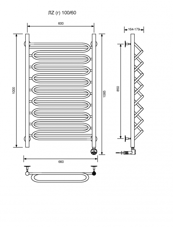 ЛZ (г)-100/60/67 без полочки электрический