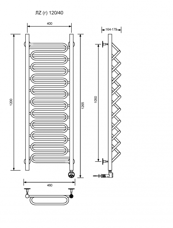 ЛZ (г)-120/40/47 без полочки электрический