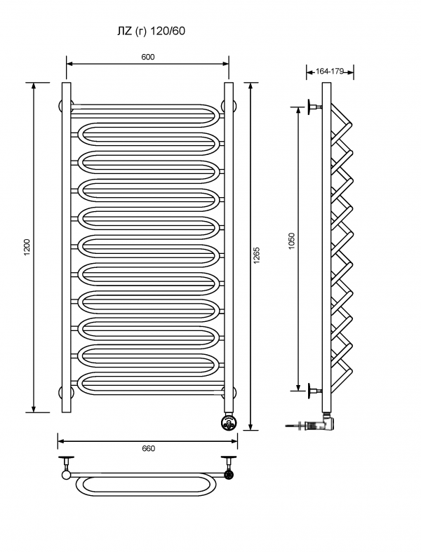 ЛZ (г)-120/60/67 без полочки электрический