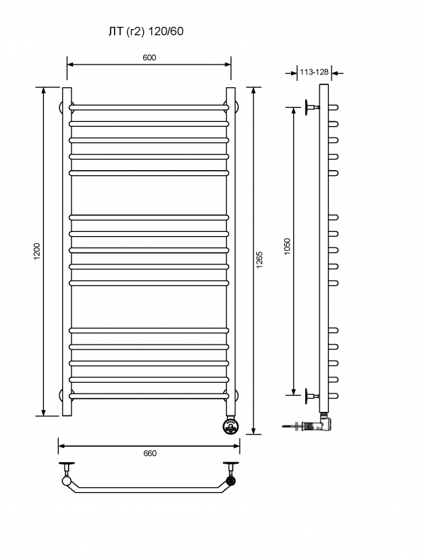 ЛТ (г2)-120/60/67 без полочки электрический