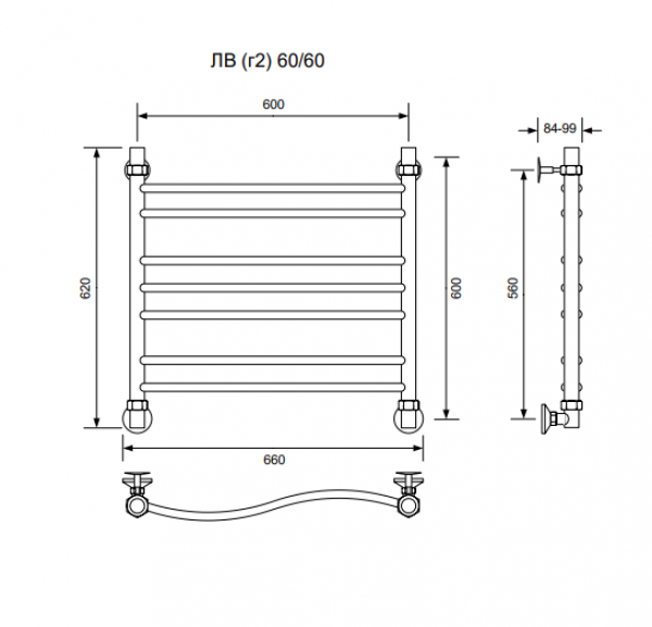 ЛВ (г2)-60/60/66 без полочки водяной