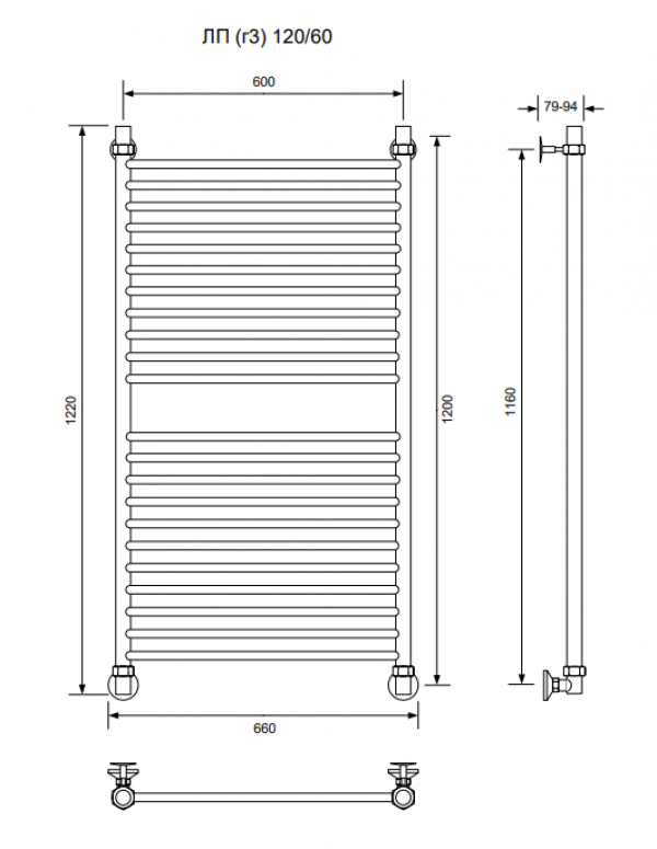 ЛП (г3)-120/60/66 без полочки водяной