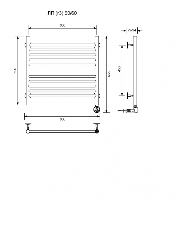 ЛП (г3)-60/60/67 без полочки электрический