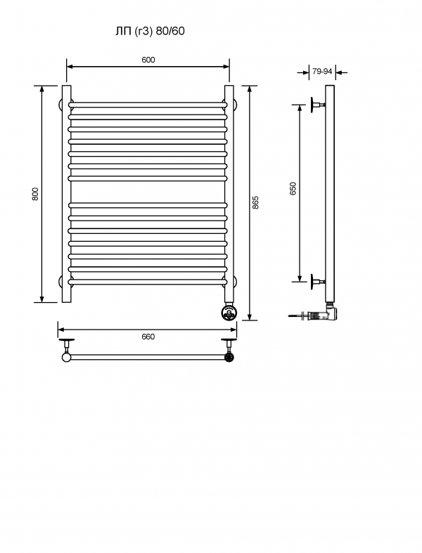 ЛП (г3)-80/60/67 без полочки электрический