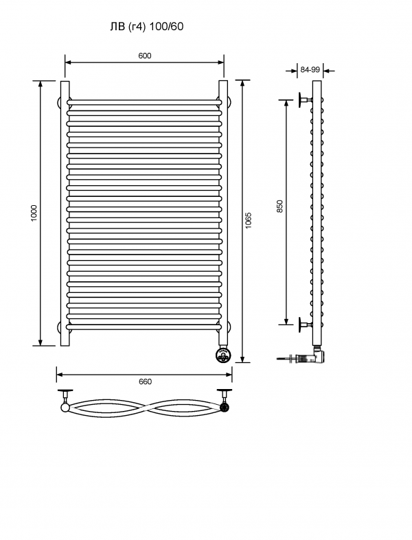 ЛВ (г4)-100/60/67 без полочки электрический